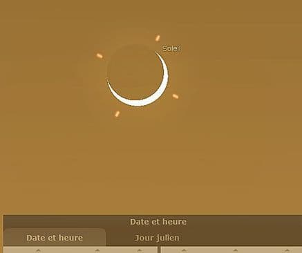 Éclipse partielle de soleil 10 juin 2021