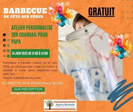 Atelier personalise ton chandail pour papa