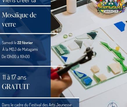 Mosaïque de verre à la MDJ de Matagami